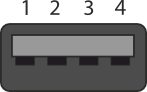 Разъем USB-Host (USB тип А)