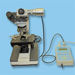 Автоматизированная система измерения толщины волокна с  микроскопом