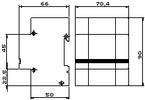 Габаритный чертеж PI-k230 DS