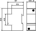 Габаритный чертеж PI-L32/15