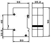 Габаритный чертеж Pk2 (DS)