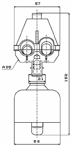 Габаритный чертеж SPB */10 (A35**)