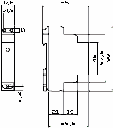 Габаритный чертеж ZS1-230IT